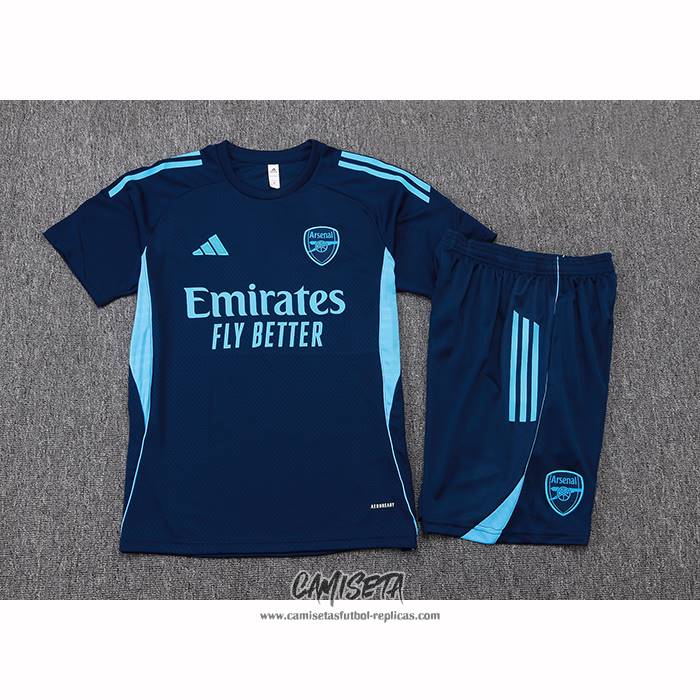 Chandal del Arsenal 2025-2026 Manga Corta Azul - Pantalon Corto